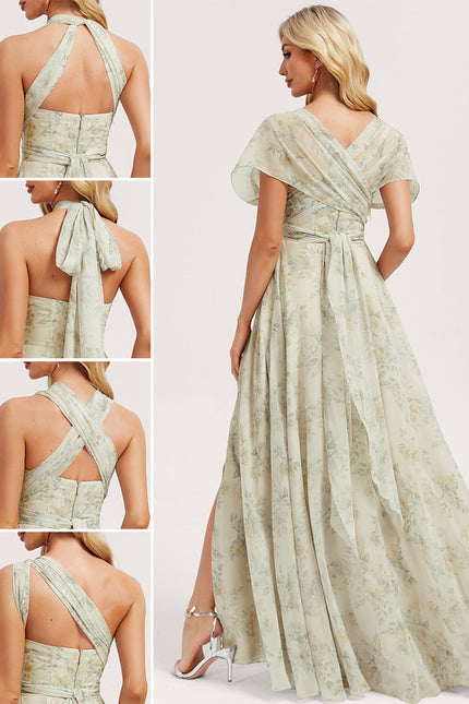 Robe Trapèze Fluide Bordeaux - gallery 1