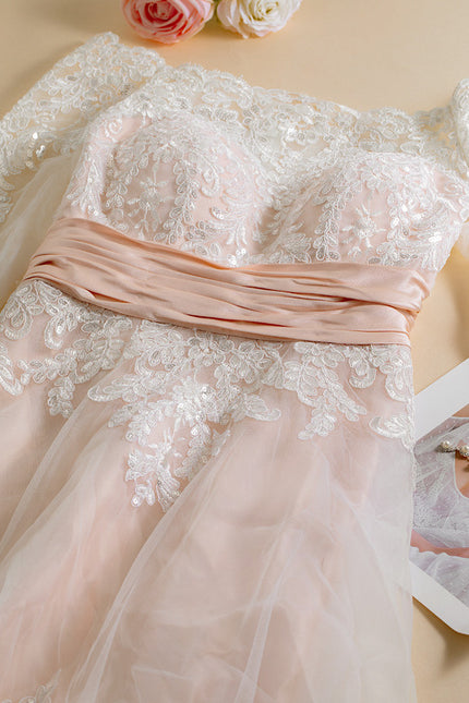 Robe Trapèze Lueur De Rubis Céleste - gallery 3
