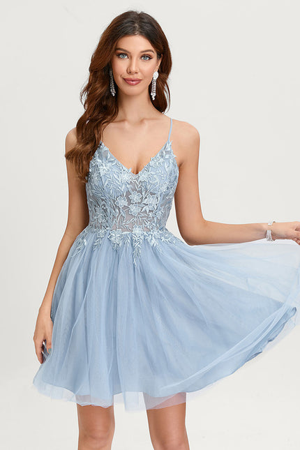 Robe Trapèze Tulle Noire - gallery 3