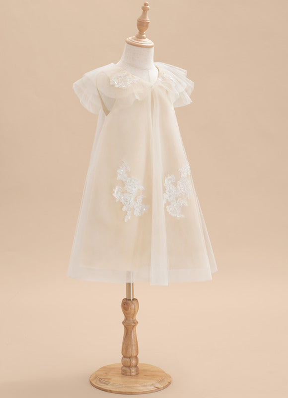 Robe Trapèze Enfant Nuptiale - gallery 3