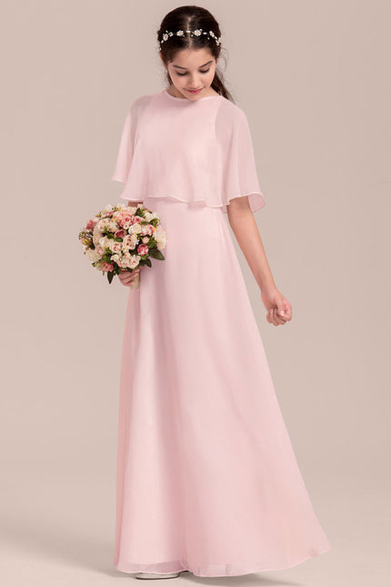 Robe Trapèze Bleu Doux Éclat - gallery 2