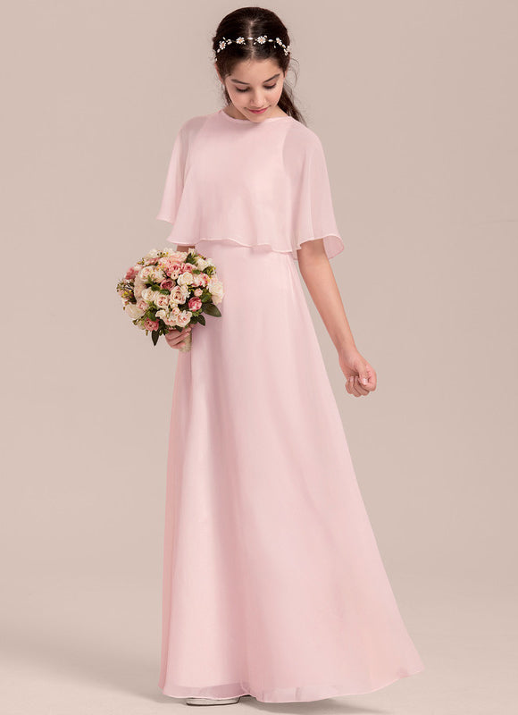Robe Trapèze Bleu Doux Éclat - gallery 2
