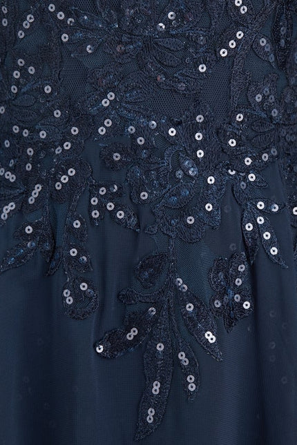Robe Trapèze Glamour Vaporeuse - gallery 4