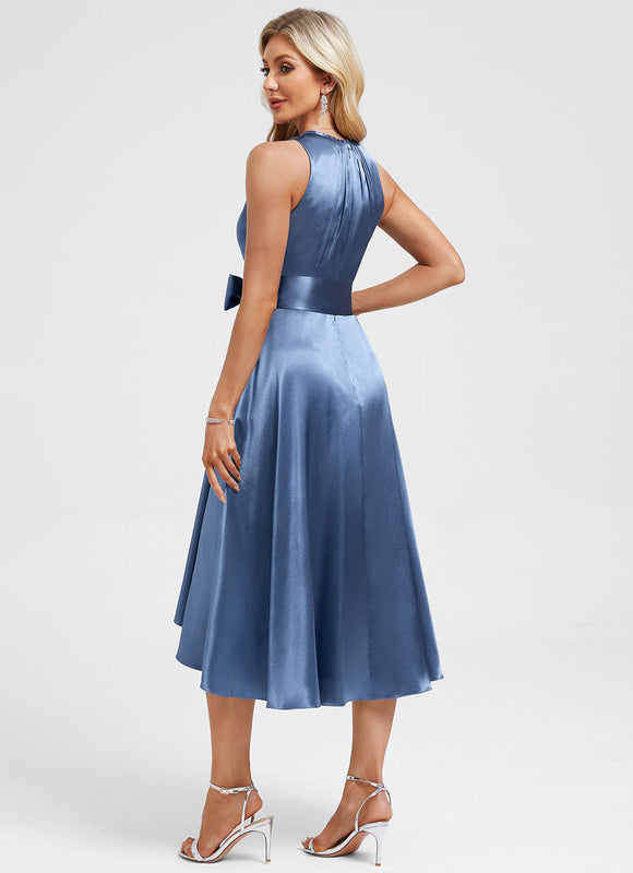 Robe Trapèze Reflet Azure Évanescent - gallery 6