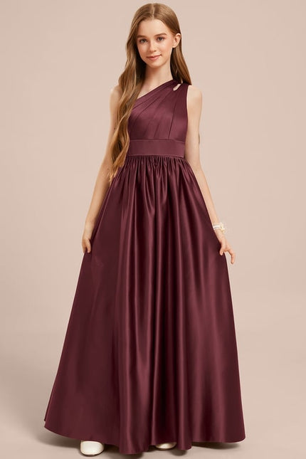 Robe Trapèze Satinée Menthe - gallery 3