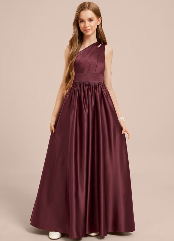 Robe Trapèze Satinée Menthe - gallery 3