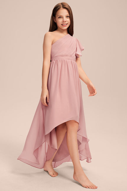 Robe Trapèze Rosée Flottante - gallery 3