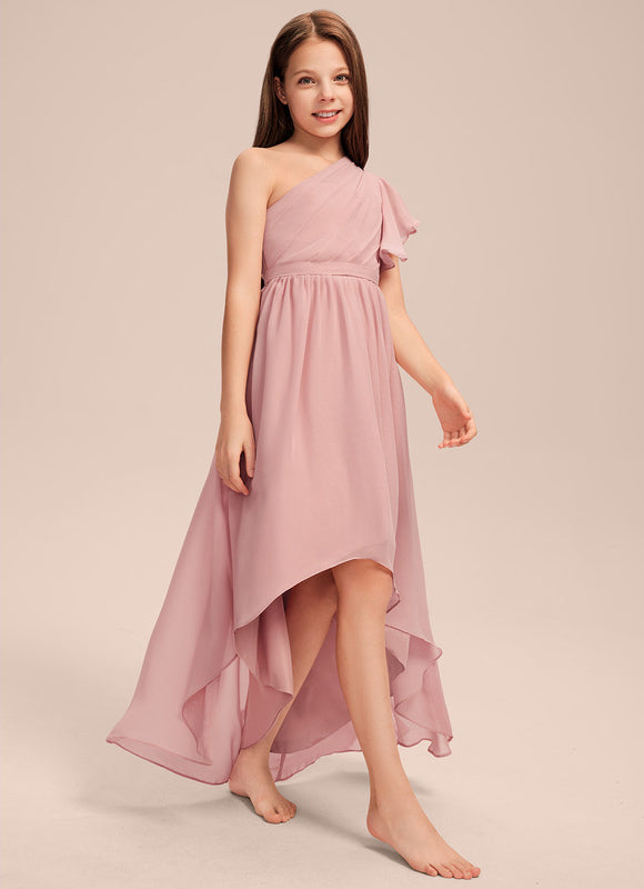 Robe Trapèze Rosée Flottante - gallery 3