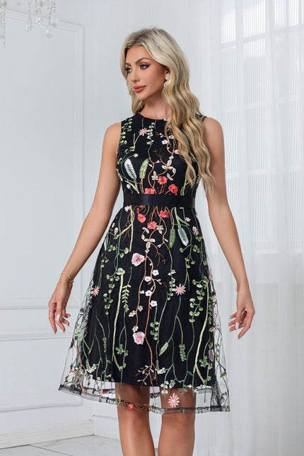 Robe Trapèze Fleurs Enchantées - gallery 9