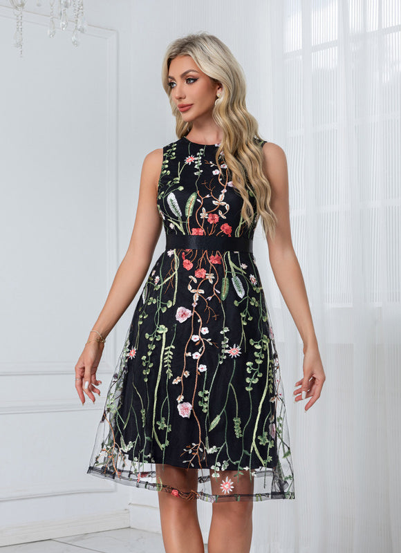 Robe Trapèze Fleurs Enchantées - gallery 9