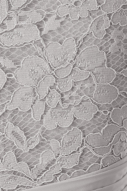 Robe Trapèze Gris Aérien Élégant - gallery 5