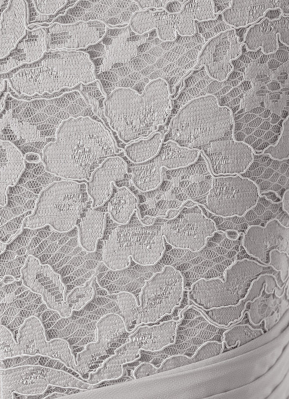 Robe Trapèze Gris Aérien Élégant - gallery 5