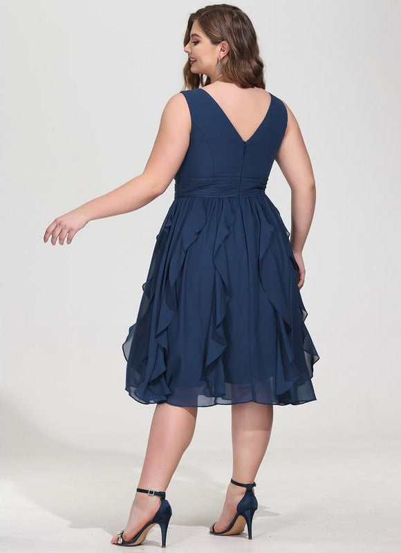 Robe Trapèze Émeraude Volante - gallery 9