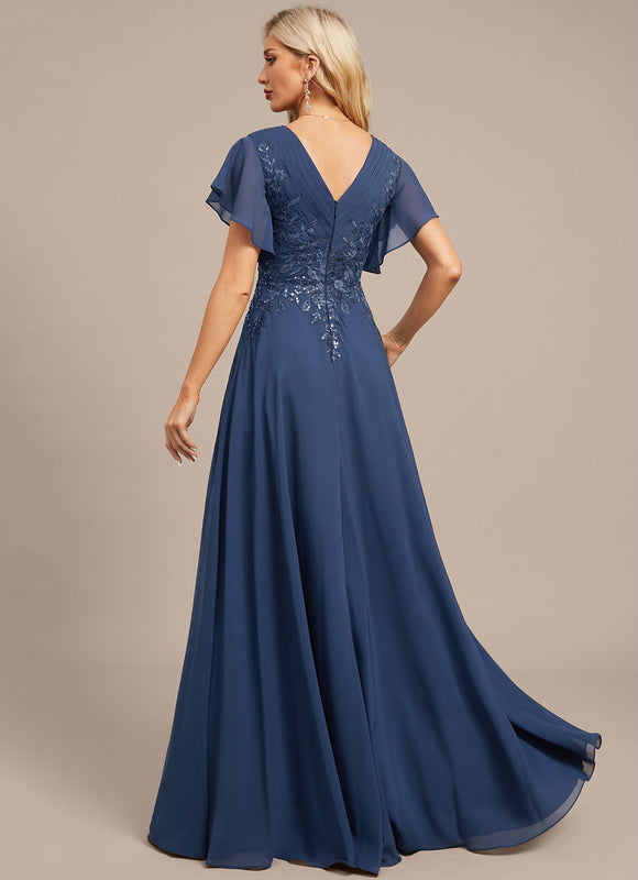 Robe Trapèze Lueur Azurienne - gallery 7