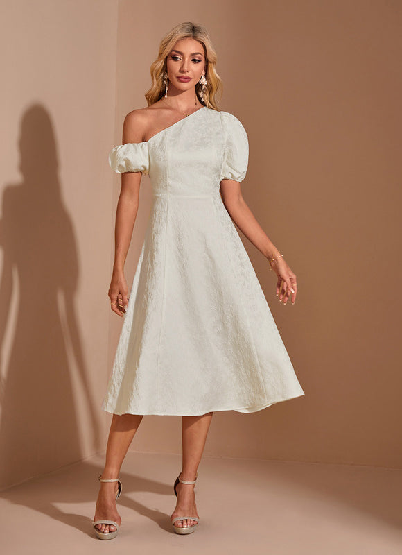 Robe Trapèze Couture Minimaliste - gallery 4