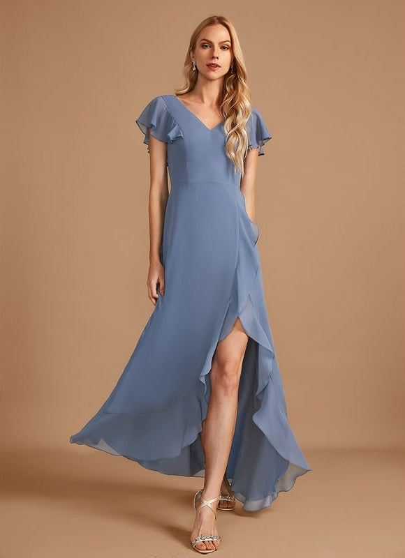 Robe Trapèze Fluide Asymétrique - gallery 1