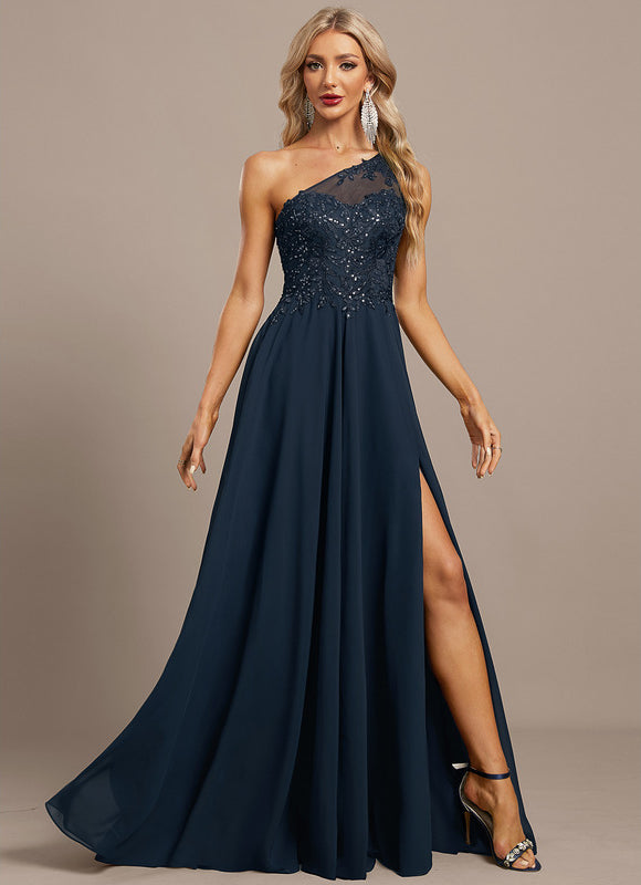 Robe Trapèze Silhouette Asymétrique Luxe - gallery 4