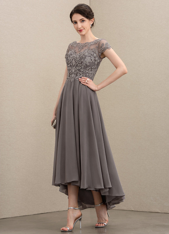 Robe Trapèze Voile Dargent Éthéré - gallery 4