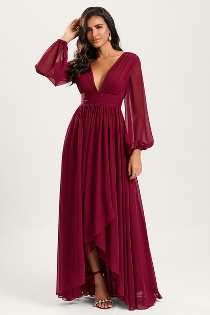 Robe Trapèze Fluide Asymétrique - gallery 1