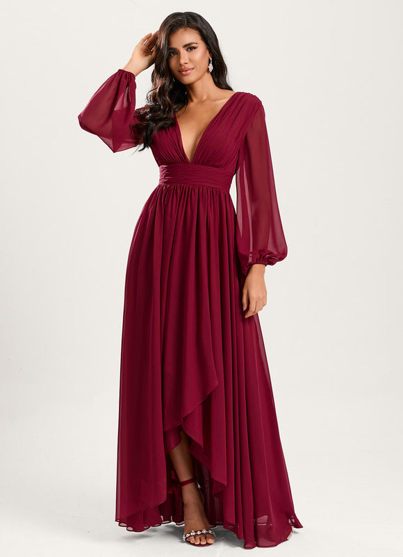 Robe Trapèze Fluide Asymétrique - gallery 1