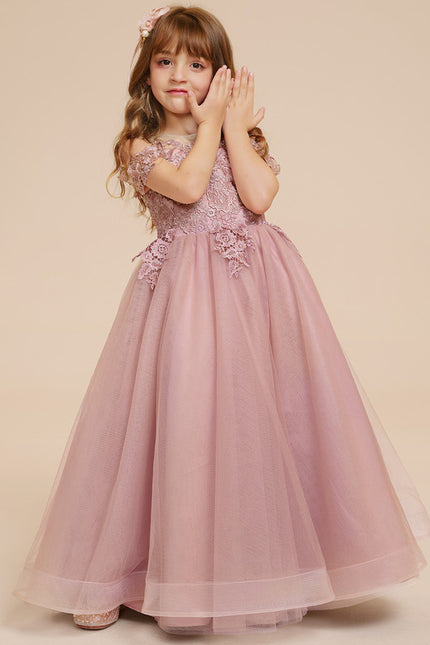 Robe Trapèze Rose Éthérée - gallery 3