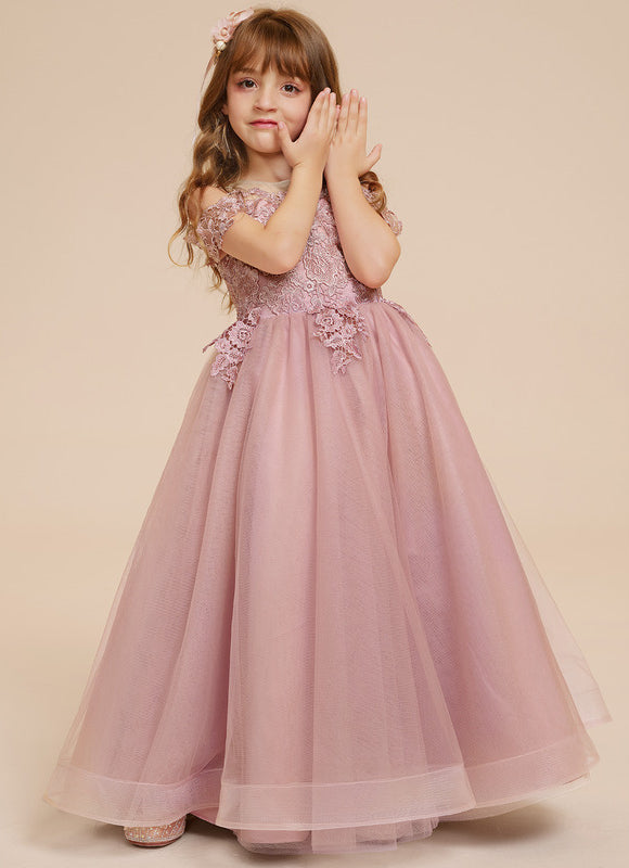 Robe Trapèze Rose Éthérée - gallery 3