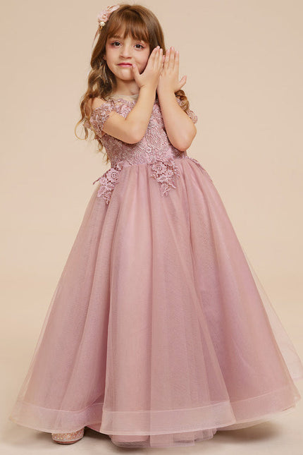Robe Trapèze Rose Éthérée - gallery 3