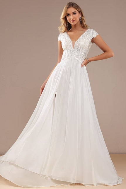 Robe Trapèze Éthérée Satinée - gallery 6