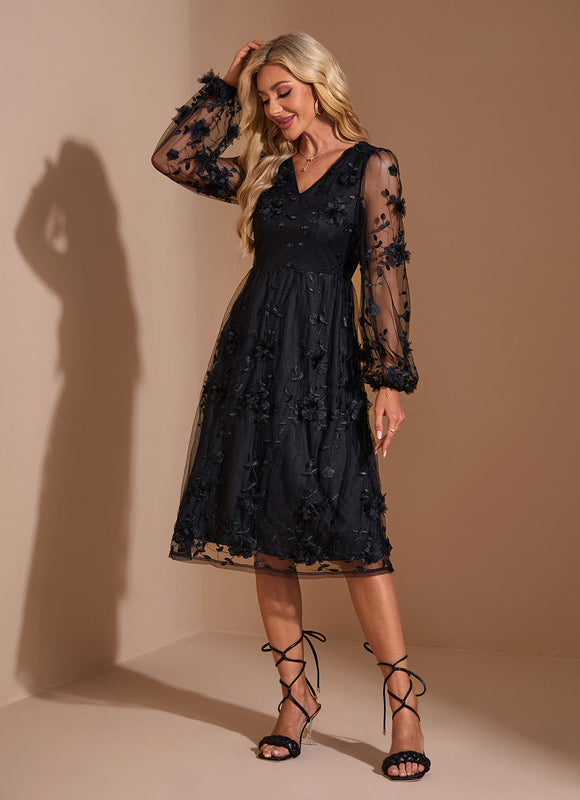 Robe Trapeze Col V