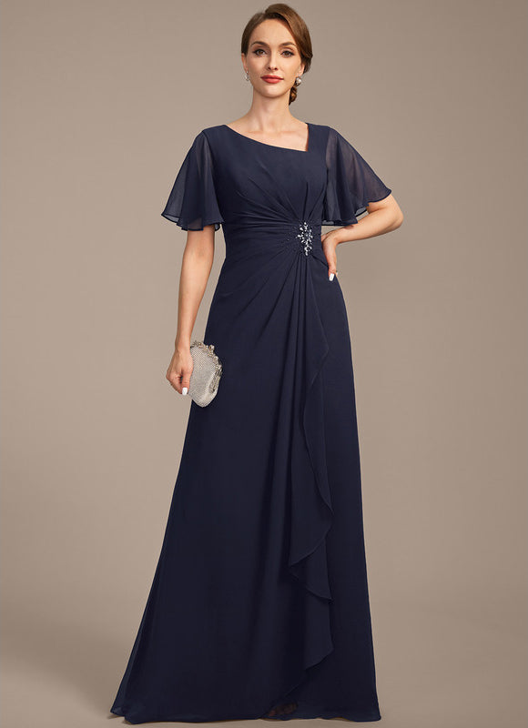 Robe Trapèze Chiffon Sophistiquée