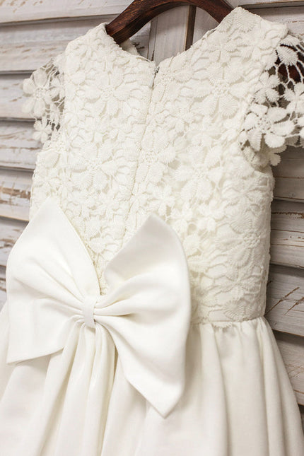 Robe Trapèze Satin Vert Poudré - gallery 1