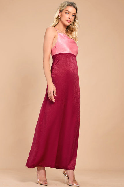Robe Trapèze Rose Rubis - gallery 5