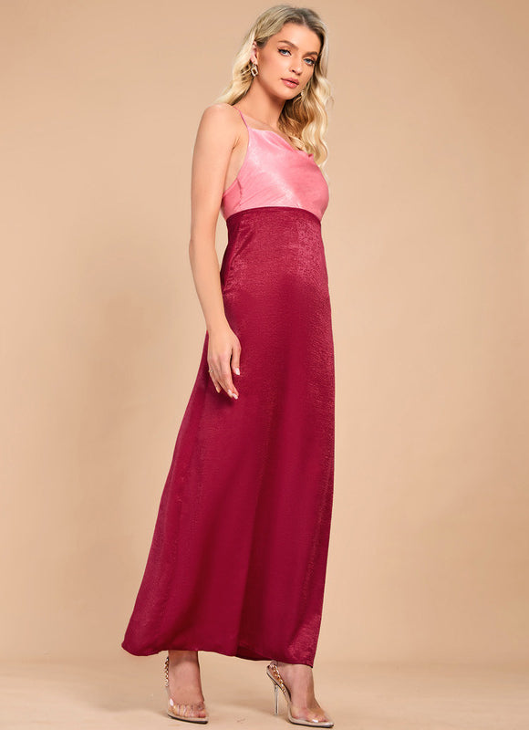 Robe Trapèze Rose Rubis - gallery 5