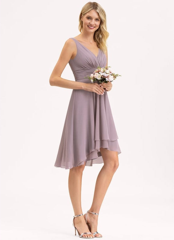 Robe Trapèze Fluide Asymétrique - gallery 4