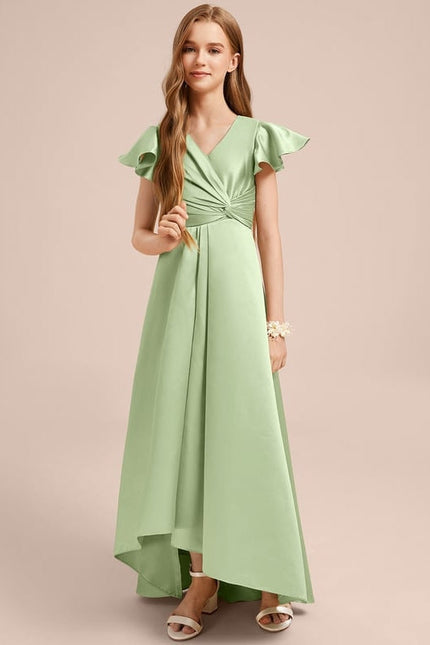 Robe Trapèze Satin Marine Chic - gallery 2