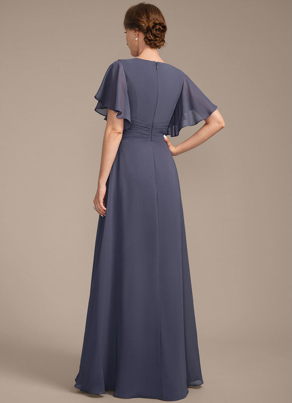 Robe Trapèze Bleu Serein Chic - gallery 5