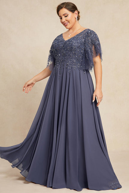 Robe Trapèze Satinée Étoilée - gallery 7