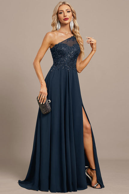 Robe Trapèze Silhouette Asymétrique Luxe - gallery 3