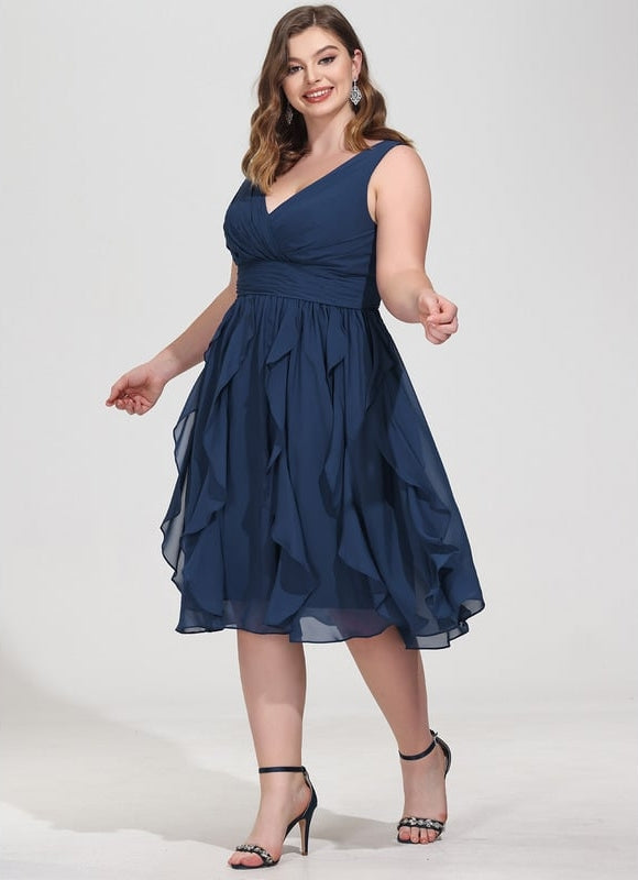 Robe Trapèze Émeraude Volante - gallery 8