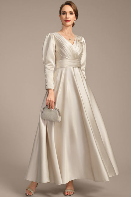 Robe Trapèze Lueur Satinée - gallery 5
