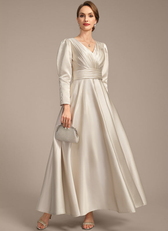 Robe Trapèze Lueur Satinée - gallery 5