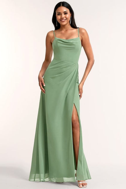 Robe Trapèze Flottante Olive