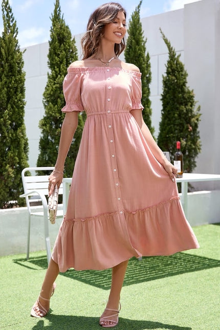 Robe Trapèze Légèreté Printanière - gallery 4
