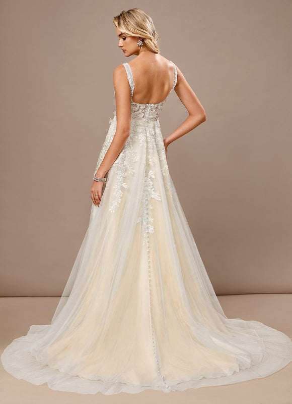 Robe Trapèze Tulle Élégante - gallery 5