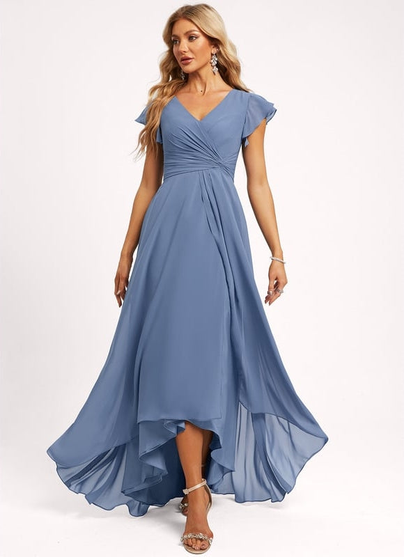 Robe Trapèze Fluide Asymétrique - gallery 2