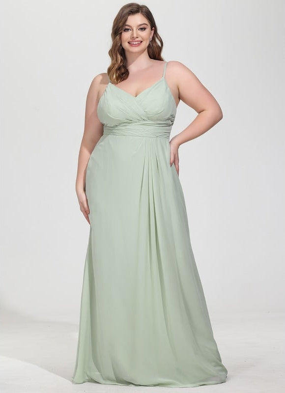 Robe Trapèze Mousseline Fendue - gallery 6