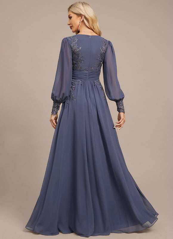 Robe Trapèze Lueur Azurienne - gallery 6