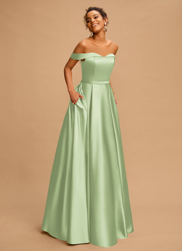 Robe Trapèze Rêve De Lilas Satiné - gallery 7