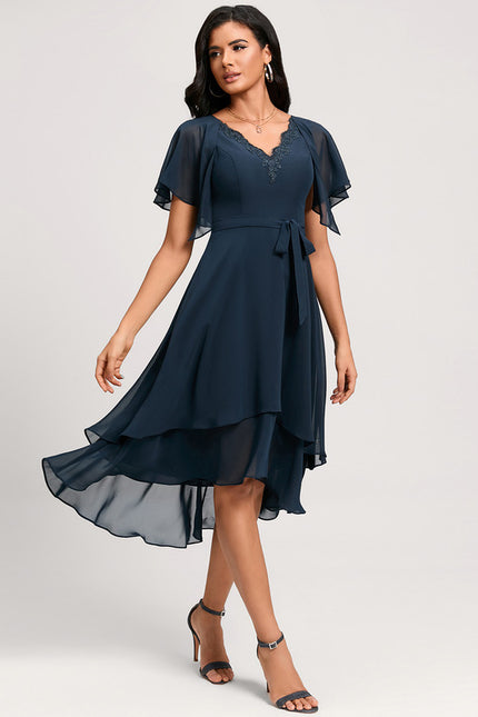 Robe Trapèze Aérienne Sombre