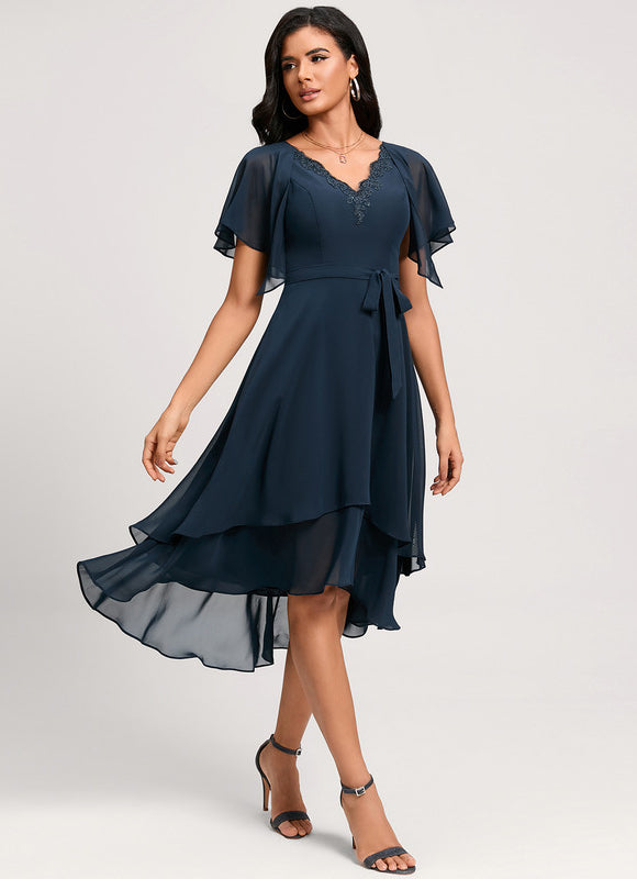 Robe Trapèze Aérienne Sombre